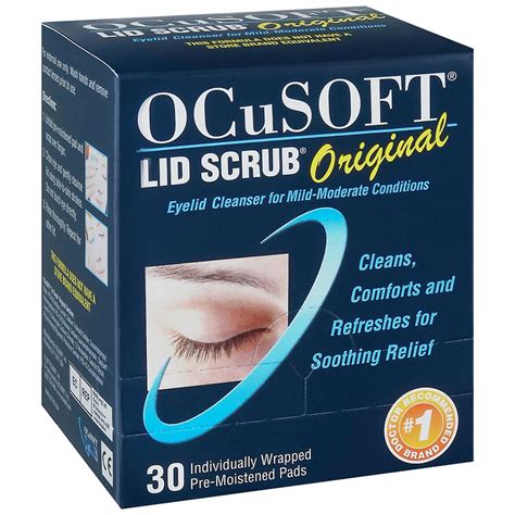 Ocusoft lid scrub walgreens - OCuSOFT Lid Scrub Original Eyelid Cleanser - Pre-Moistened Eyelid Wipes for Mild to Moderate Conditions - Eyelid Cleanser to Clean, Comfort & Soothe Irritated Eyelids - 30 Count. Pad 30 Count (Pack of 1) 4.6 out of 5 stars 165. 10K+ bought in past month. $9.95 $ 9. 95 ($0.33/Count)